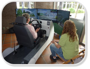 Einsatz bei der "Aktion Junge Fahrer" in der Berufsschule in Lünen